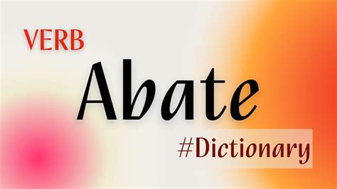 amante spanish|what does abate mean.